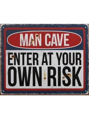 Tabuľa Man Cave Risk