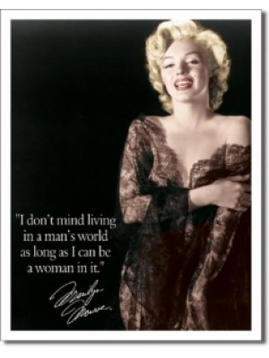 Plechová tabuľa Marilyn